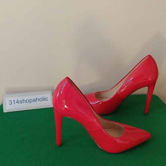 Red Patent Leather Heels - Picture 3 of 5
